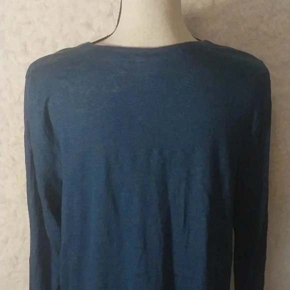 J. Jill Women Love Linen Button Front Cardigan Sweater Loose Lagenlook Size L - Picture 7 of 10